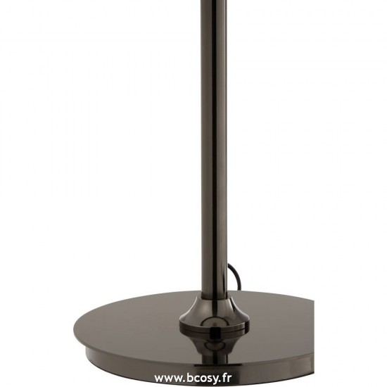 Jolipa Jline Lampe De Table Topja Verre Metal Argent