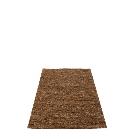 J-Line J Line tapis moquettes Jolipa Tapis Tissé Laine Marron.