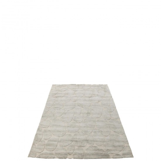 J-Line J Line tapis moquettes Jolipa Tapis Motif Pierre Polyester Bleu Gris.