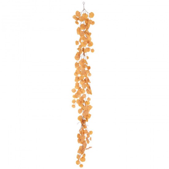 J-Line J Line guirlandes suspendues Jolipa Guirlande Feuilles Paillettes Polyester Rouille.