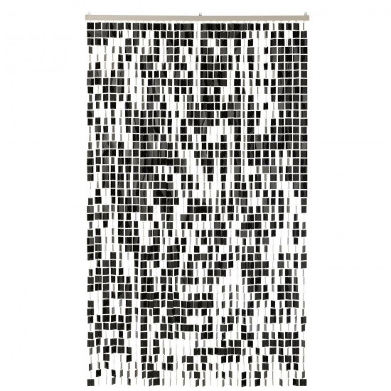 J-Line J Line rideaux Jolipa Rideau Carré Pvc Noir.