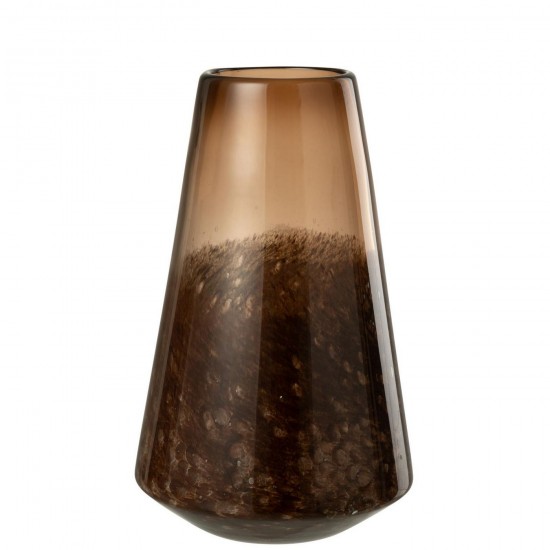 J-Line J Line Grands vases Grand vase Vases hauts Vase haut. Jolipa Vase Cône Verre Marron Foncé Large.