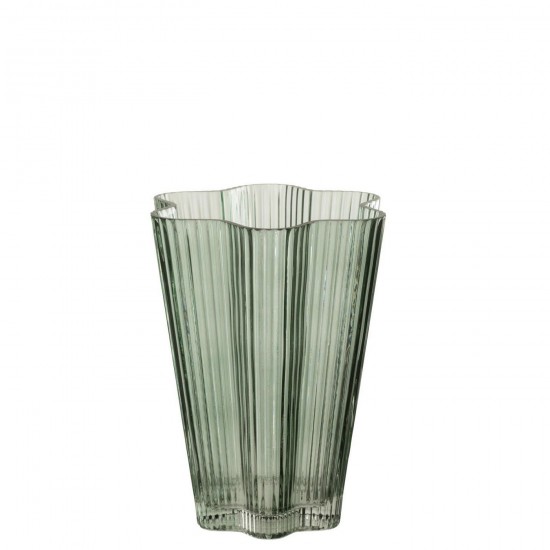 J-Line J Line vases Jolipa Vase Verre Gris Vert Small.