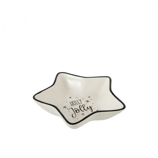 J-Line J Line plats Jolipa Plat Etoile Dolomite Blanc Small.