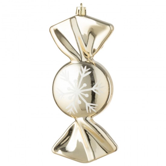 J-Line J Line pendeloques Jolipa Boite De 8 Suspension Bonbon Plastique Doré.