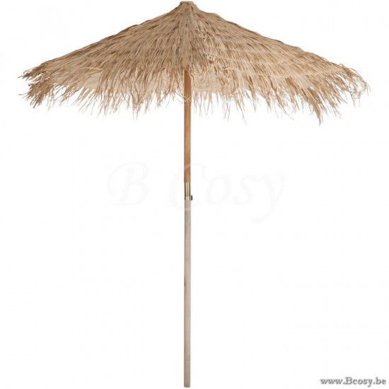 J Line Parasol Paille Naturel Large Jline 71137 by Jolipa 71137