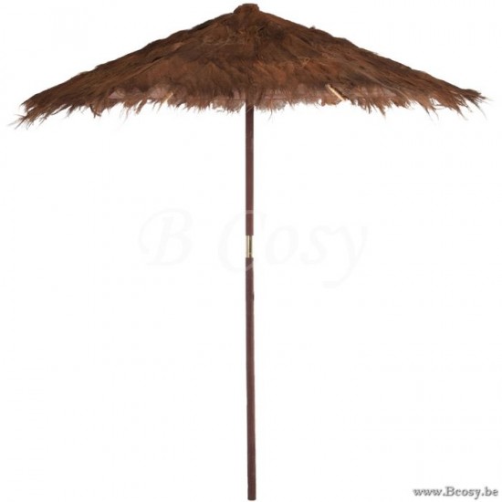 J Line Parasol Feuilles De Cocotier Marron Large Jline 71139 by Jolipa 71139