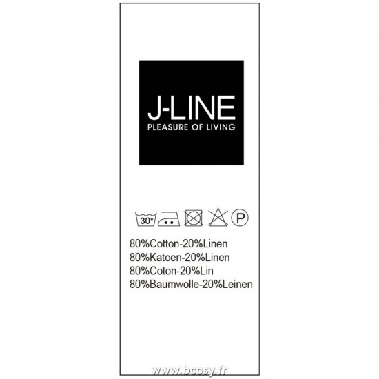 J-Line Plaid Délavé Lin Rose 150X200Cm Jolipa Jline Plaid Delave Lin Rose