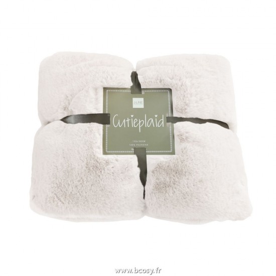 J Line Plaid Cutie Polyester Blanc Jline 76871 by Jolipa 76871