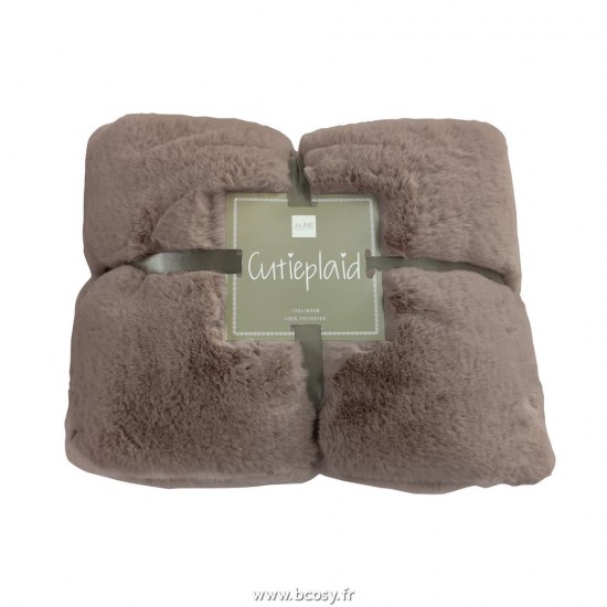 J Line Plaid Cutie Polyester Taupe Jline 76878 by Jolipa 76878