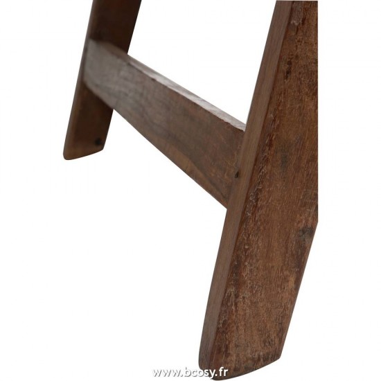 J-Line Table lit vintage militaire bois naturel tables de salon basse Table Lit Militaire Bois Naturel