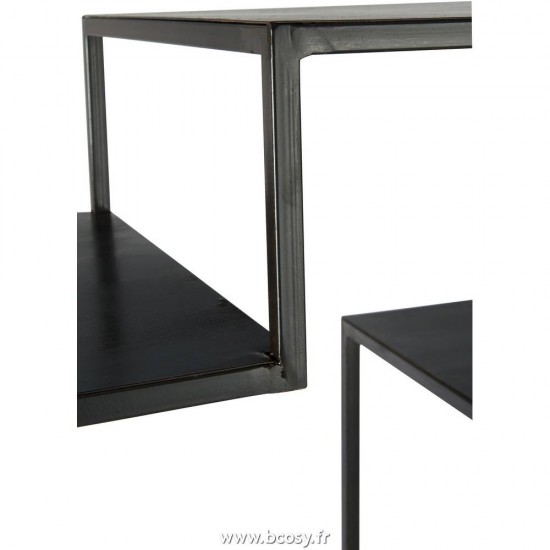 Jolipa Jline Etagere 6 Etages Metal Noir