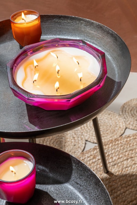 J-Line tables d appoint bouts de canapé Set De 3 Table Gigogne Plateau Rondes Metal Mat Gris Fonce