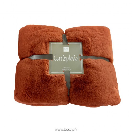 J Line Plaid Cutie Polyester Marron Orange Jline 88540 by Jolipa 88540