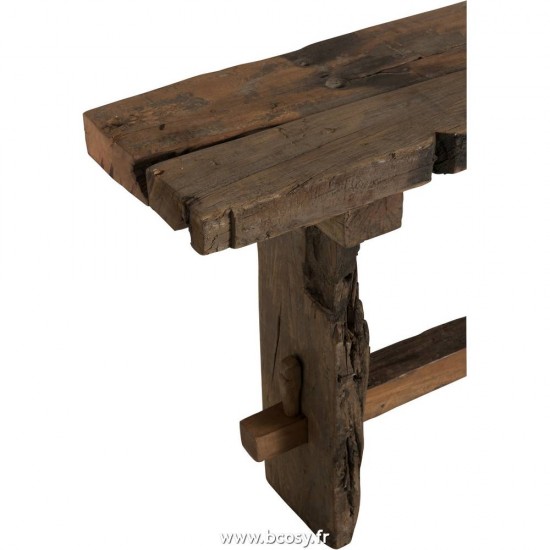 Jolipa Jline Console Brute Recycle Bois Marron