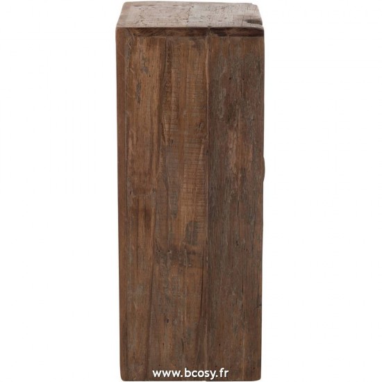 J-Line armoires avec portes Jolipa Jline Armoire 12 Tiroirs Brut Bois Recycle Marron