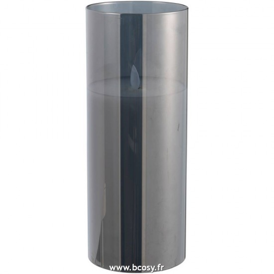 J Line Lampe Led Brillante Verre Gris Large Jline 94493 by Jolipa 94493