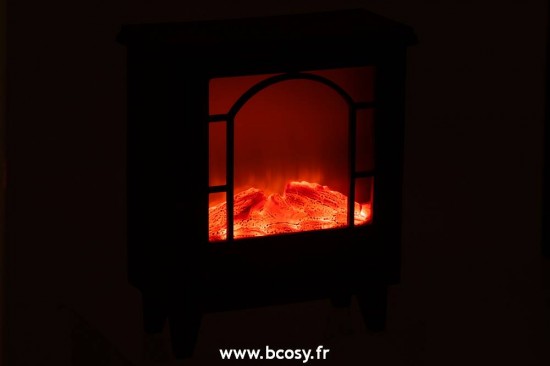 J-Line cheminées Jolipa Jline Cheminee Led Classique Noire