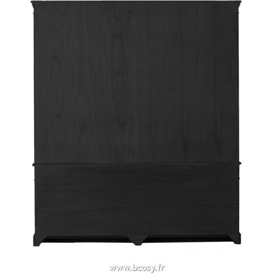 Jolipa Jline Bibliotheque Echelle Bois Noir Naturel