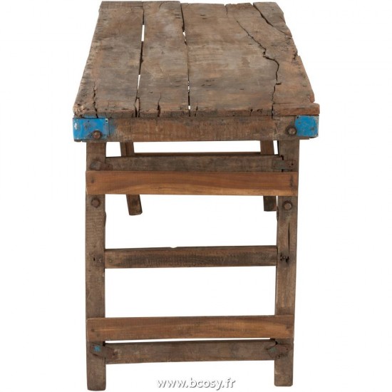 J-Line tables de drapier murales Jolipa Jline Console Vieillie Bois Recycle Marron