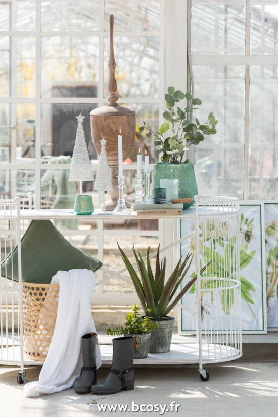 J-Line Candelabro Bola Cristal Transparente Large