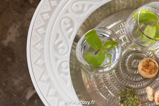 Jolipa Jline Verre Boule Bord Verre Transparent Argent