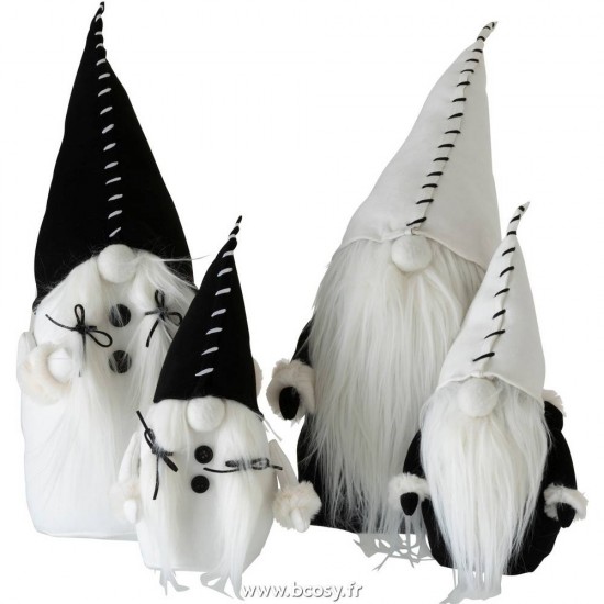 J-line 97711 Jolipa JLine figurines pere noel ou bonhomme de neige