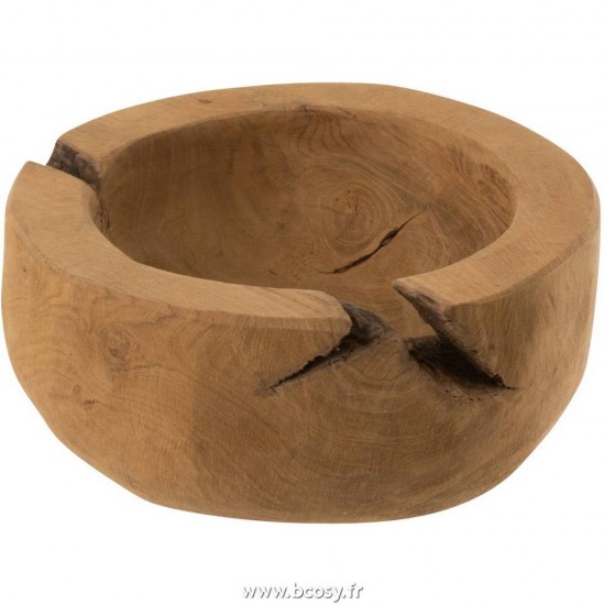 J-Line bols Jolipa J Line Jline Plat Rond Tek Naturel