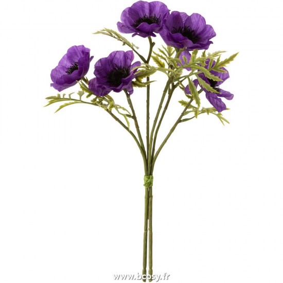 J-Line bouquets de fleurs Jolipa J Line Jline Bouquet Coquelicot Plastique Mauve