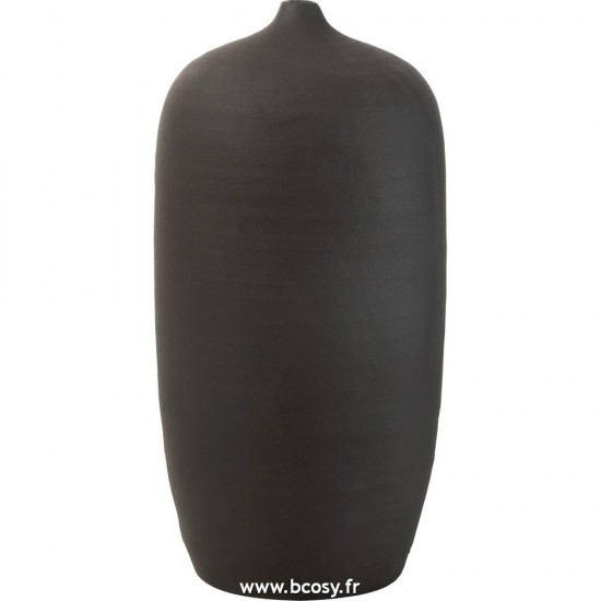 J Line Cruche Haute Ciment Noir L30xB30xH59 cm Jline 15326 by Jolipa 15326
