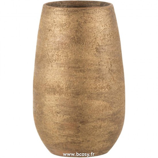 J-Line vases Jolipa J Line Jline Vase Irregulier Rugueux Ceramique Or Small