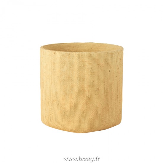 J Line Flowerpot Sunny Cement Beige Extra Large L36xB36xH34 cm Jline 20305 by Jolipa 20305