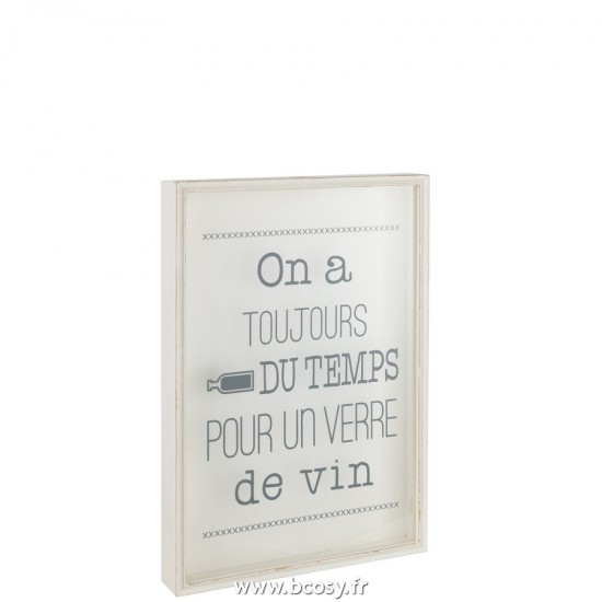 J Line Cadre Bouchons Anglais Bois Beige Large L46xB8xH65 cm Jline 22319 by Jolipa 22319