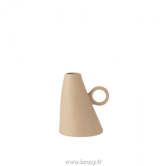 J-Line vases Jolipa J Line Jline Vase Incline Ceramique Beige