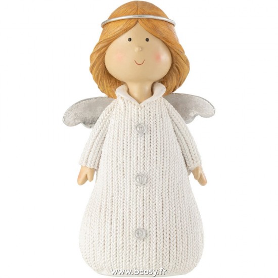 J Line Ange Poly Blanc Large L17xB12xH28 cm Jline 26830 by Jolipa 26830