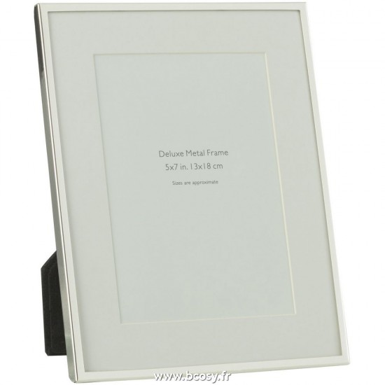 J Line Cadre Photo Passe Partout Bord Fn 13X18 Metal Argent Medium L18xH23 cm Jline 27382 by Jolipa 27382