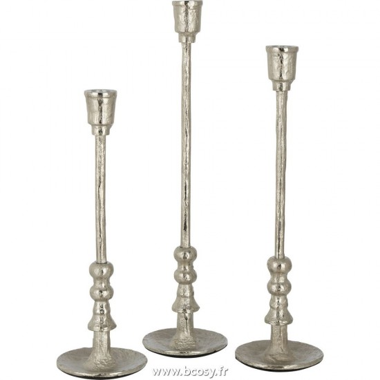 J Line Set De Trois Chandelier Becca Aluminium Argent L11xB11xH34 cm Jline 29076 by Jolipa 29076