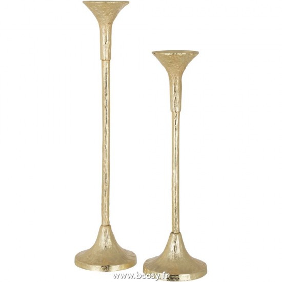 J Line Set De Deux Chandelier Marie Aluminium Mat Or L11xB11xH39 cm Jline 29081 by Jolipa 29081