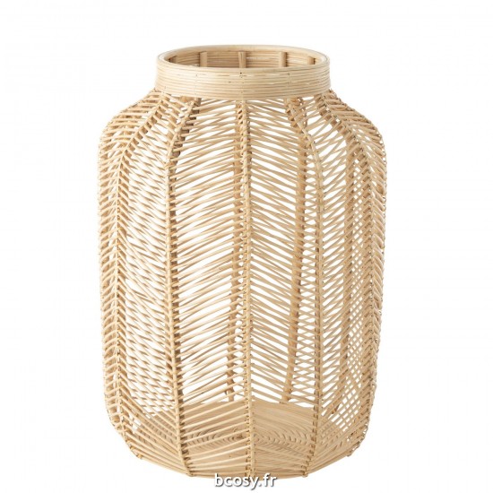 J Line Panier Ines Raffia Naturel L42xB42xH61 cm JLine 30985 by Jolipa 30985.