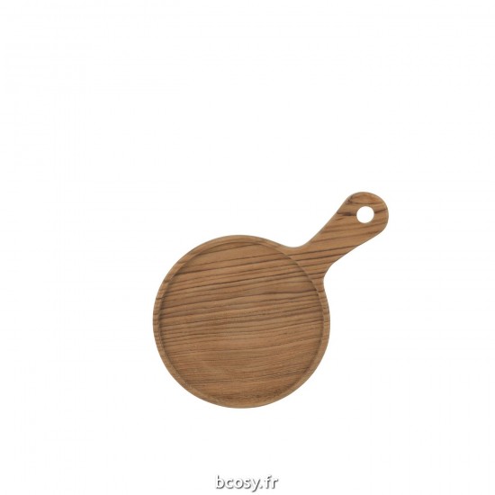 J Line Planche A Decouper Ronde Bois Naturel Small L20xB31xH2 cm JLine 31536 by Jolipa 31536.