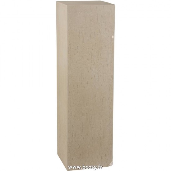 J Line Colonne Rectangulaire Argile Beige Large 120 Jline 3299 by Jolipa 3299