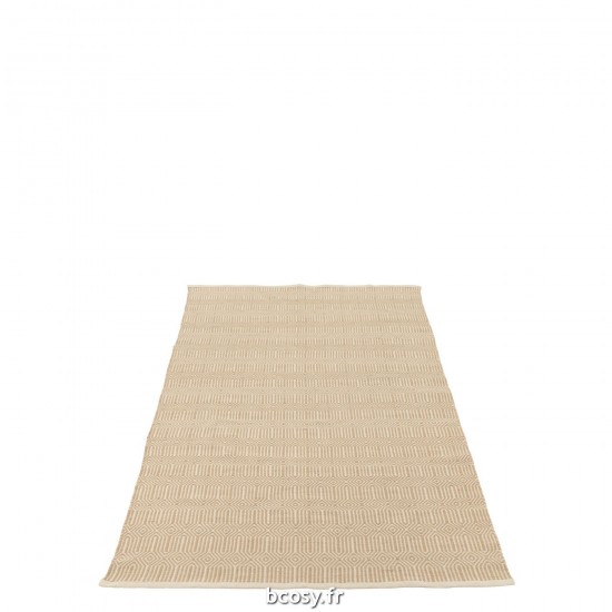 J Line Tapis Ibiza Outdoor Poly Na Blanc Large L300xB203 cm JLine 34312 by Jolipa 34312.
