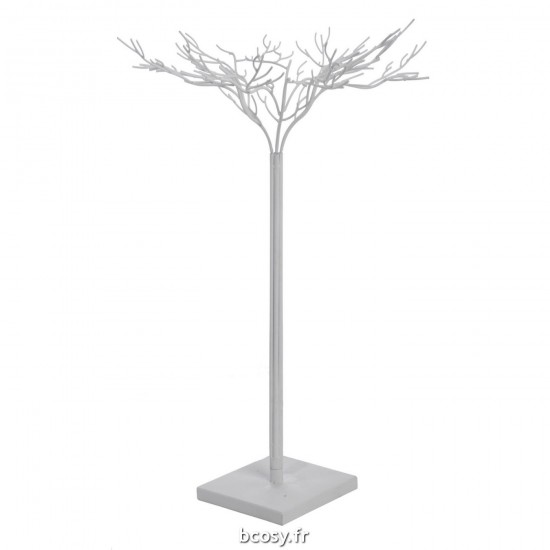 J-Line J Line arbres sapins de noel sur pied Jolipa Arbre Metal Blanc L.