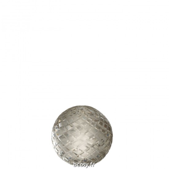 J Line Presse Papier Lose Verre Transparent Large JLine 36005 by Jolipa 36005.