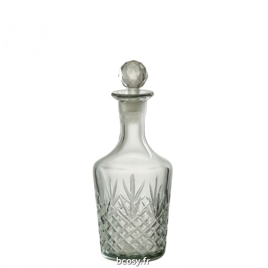 J Line Bouteille Faune Verre Transparent Large JLine 36010 by Jolipa 36010.