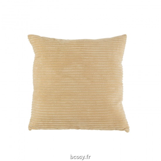 J Line Coussin Lignes Textile Beige JLine 38686 by Jolipa 38686.