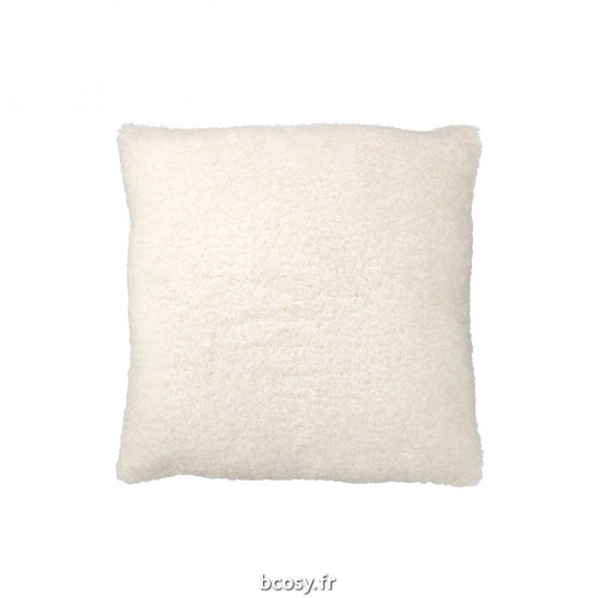 J Line Coussin Teddy Poly Blanc JLine 38813 by Jolipa 38813.