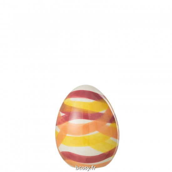 J Line Oeuf Lignes Dolomie Orange Mix Medium JLine 40109 by Jolipa 40109.