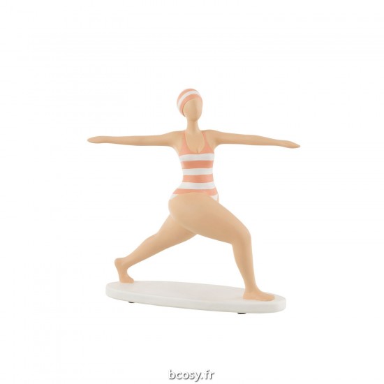 J Line Femme Yoga Stretch Poly Orange JLine 40323 by Jolipa 40323.