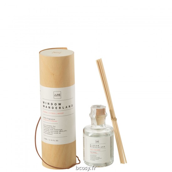 J Line Diffuseur Rond Window Wanderland Transparent Small JLine 40377 by Jolipa 40377.